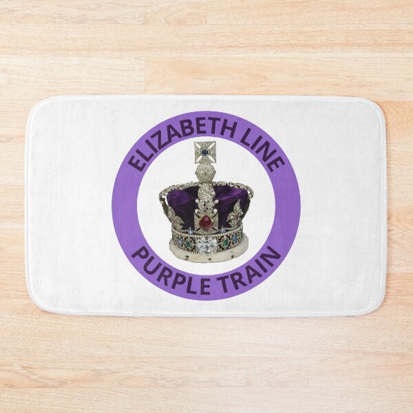 Item preview, Elizabeth Line Purple Train with Crown designed and sold by LoloTrends.
