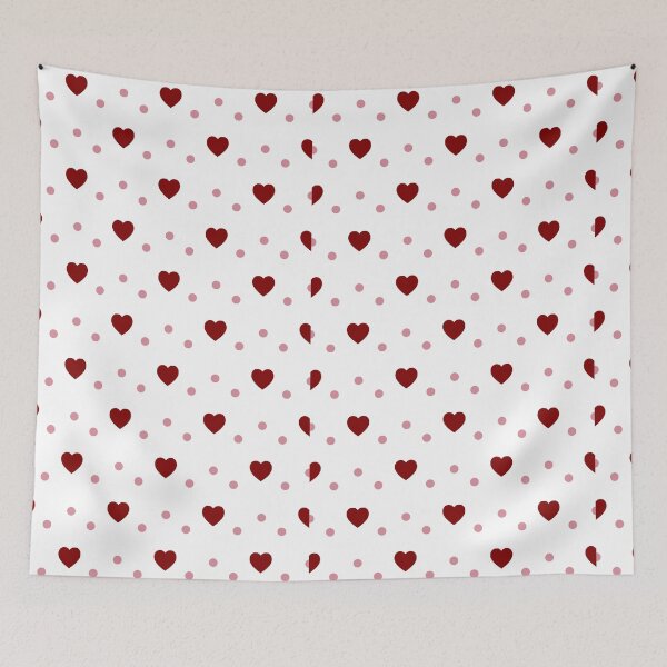 Item preview, Red Heart Seamless Pattern Cute for partners - Romantic designed and sold by Recti.