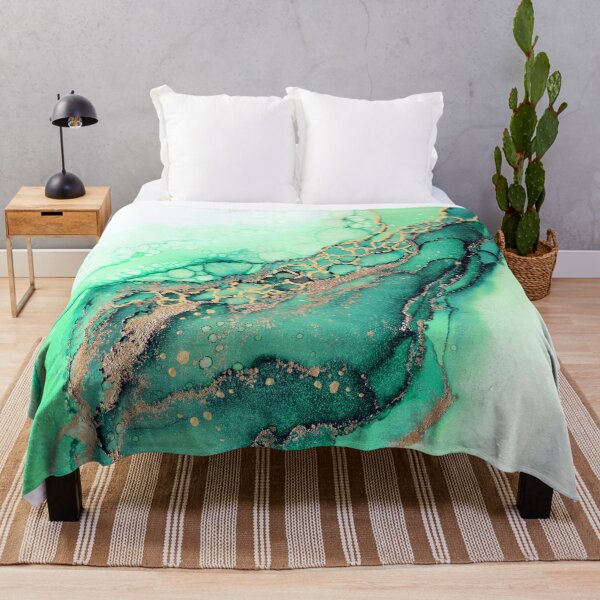 Item preview, Emerald Golden Waves designed and sold by Olga Shvartsur.