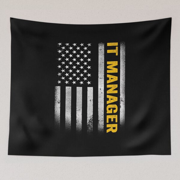 Item preview, IT manager Dad American Flag, Vintage USA IT manager American Flag, IT manager Dad Mens Womens Girls Christmas Fathers Day Gift designed and sold by xlnv.