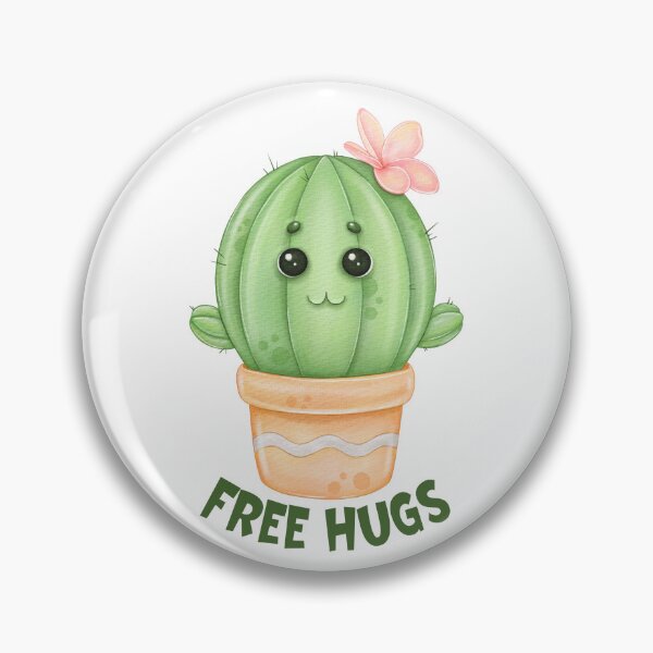 Item preview, Funny Cactus Free Hugs designed and sold by ChelleCreate.