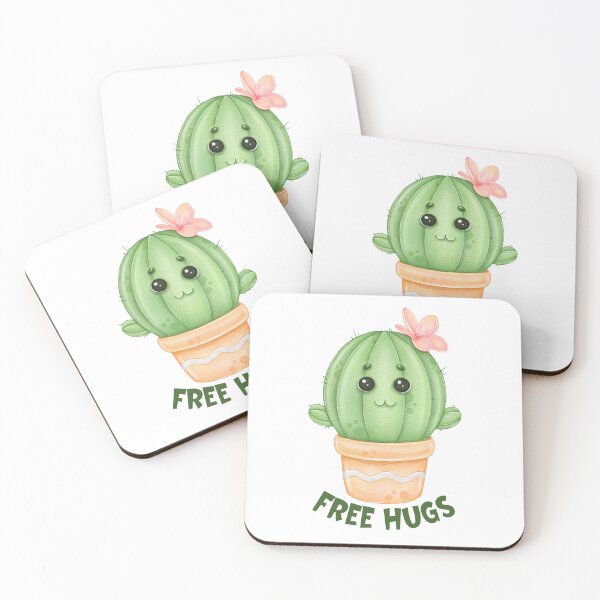 Item preview, Funny Cactus Free Hugs designed and sold by ChelleCreate.