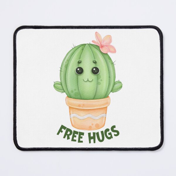 Item preview, Funny Cactus Free Hugs designed and sold by ChelleCreate.
