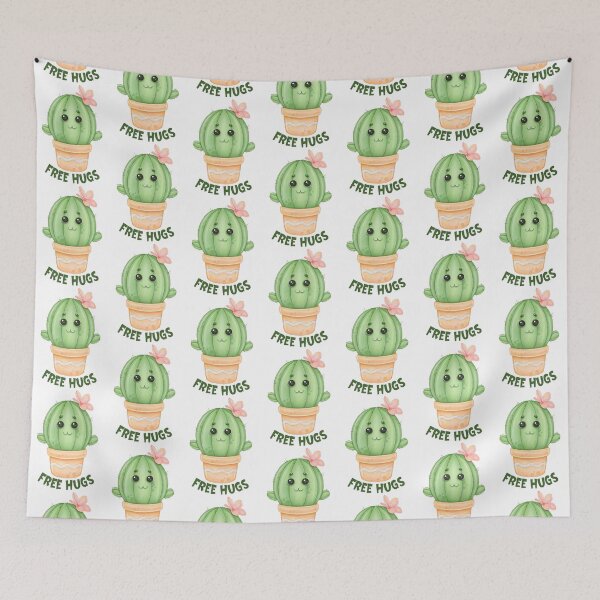 Item preview, Abrazos divertidos de cactus gratis designed and sold by ChelleCreate.