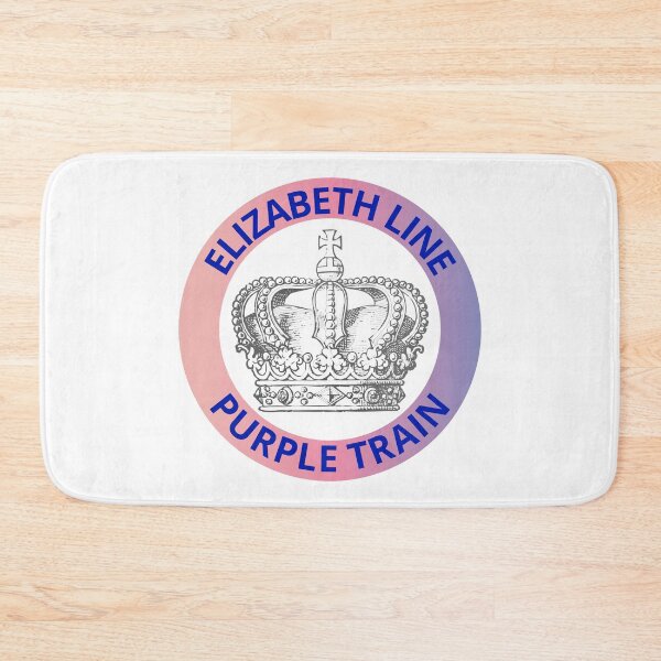 Item preview, Elizabeth Line Purple Train with Crown  designed and sold by LoloTrends.