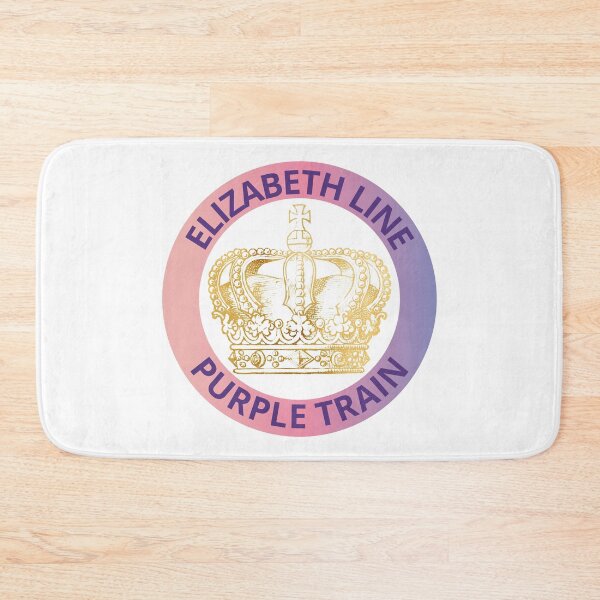 Item preview, Elizabeth Line Purple Train with Crown  designed and sold by LoloTrends.
