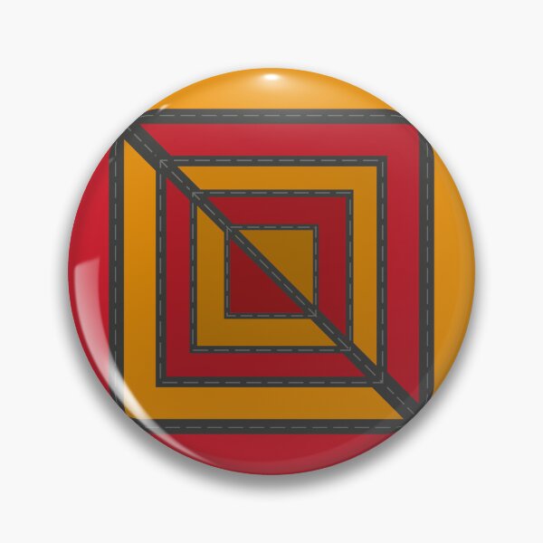 Item preview, Patch Work Design - Red and Golden Yellow going to infinity designed and sold by SaShaCreations.