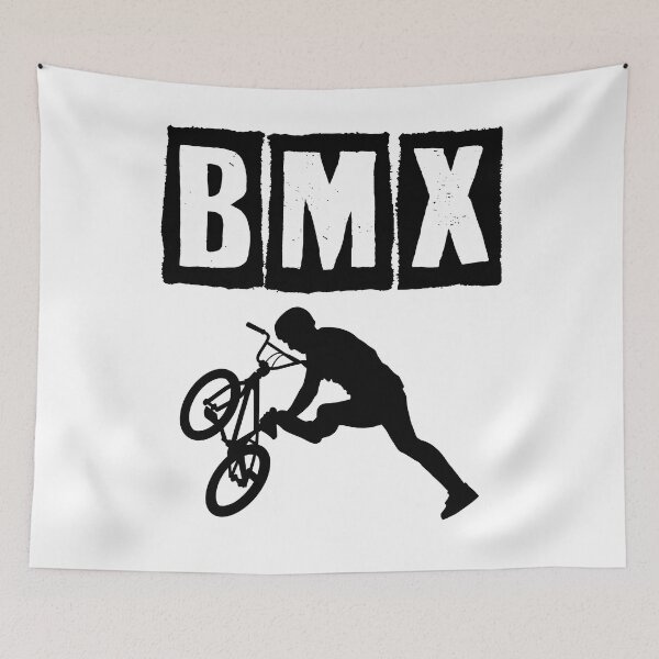 Item preview, bmx race bike cyclist rider trick freestyle design designed and sold by la-petite-folie.