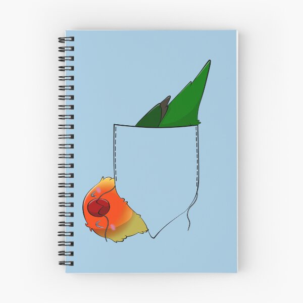 Item preview, Fischers lovebird in pocket designed and sold by Lovebirbs.