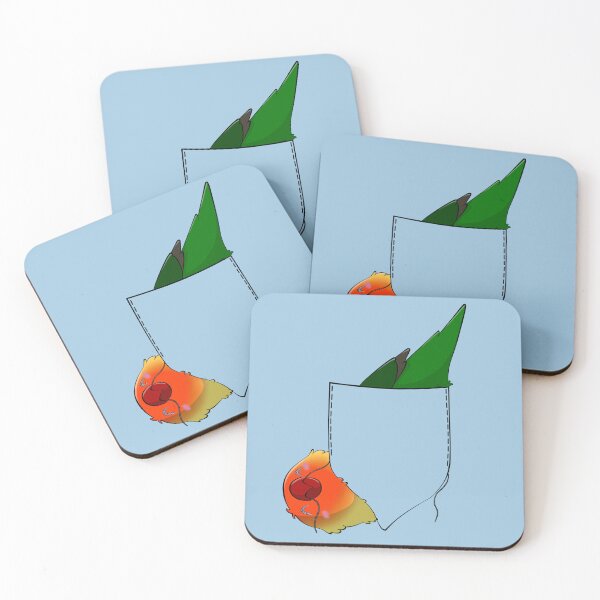 Item preview, Fischers lovebird in pocket designed and sold by Lovebirbs.