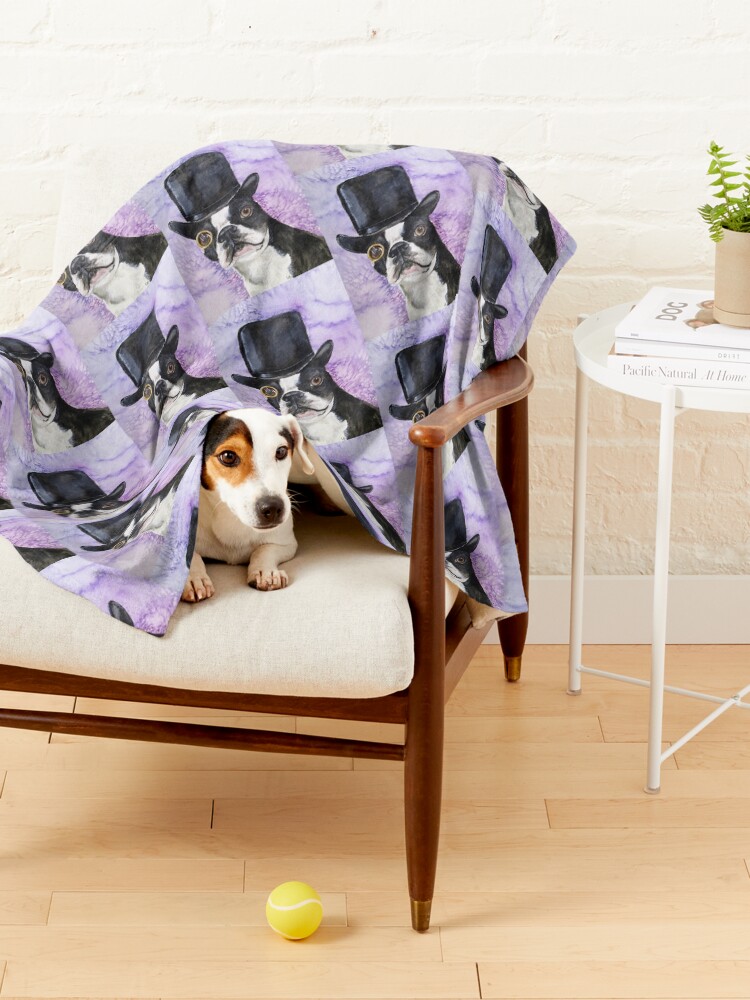 Alternate view of Dapper - Boston Terrier Pet Blanket