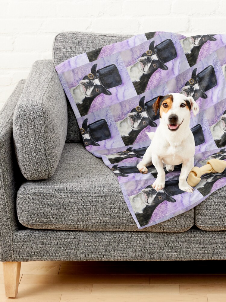 Alternate view of Dapper - Boston Terrier Pet Blanket