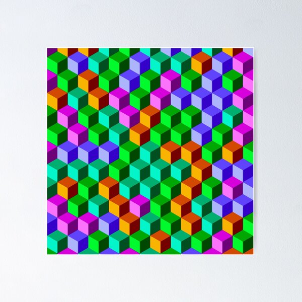 Item preview, Cubes Light Colors designed and sold by john-ess.