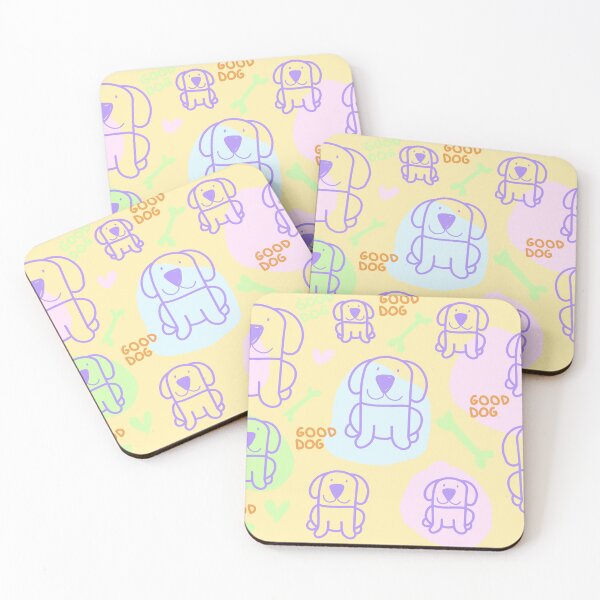 Item preview, GOOD DOG - DOG BANDANA - CUTE DESIGNS - CUTE DRAW DOGS - PASTEL COLORS OF DOGS  designed and sold by Tropical Blood.