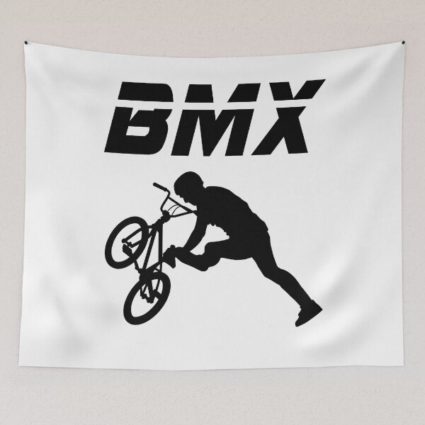 Item preview, bmx race bike cyclist rider trick freestyle design designed and sold by la-petite-folie.