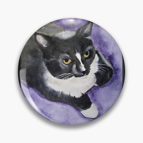 Item preview, Evan - Tuxedo Cat designed and sold by PaintedbyCarol.