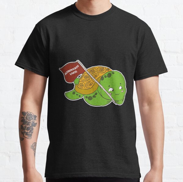 Introvert turtle | Funny Turtles | Introverts Unite | Silly | Geek | Nerds Classic T-Shirt