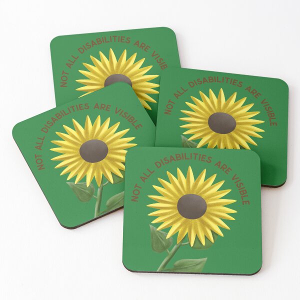 Item preview, Not All Disabilities Are Visible. Hidden Disabilities Awareness Sunflower designed and sold by Rebel-Design.