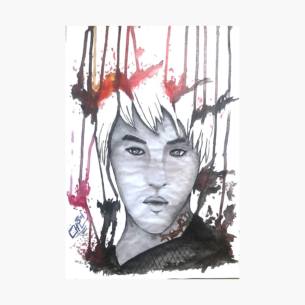 Jung Daehyun - B.a.p Watercolor Design" Poster By Angelialucis | Redbubble