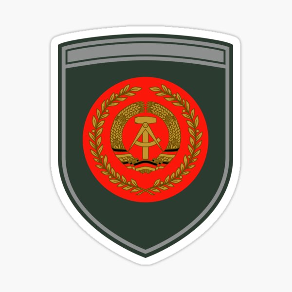 East German Army Sticker