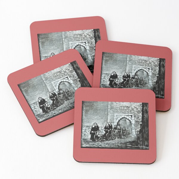 Item preview, Nuns On Bicycles Leaving From Their Convent designed and sold by DonSylvester.