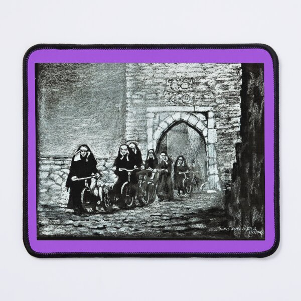 Item preview, Nuns On Bicycles Leaving From Their Convent designed and sold by DonSylvester.