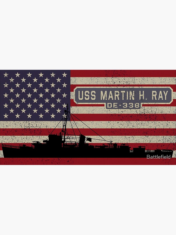 USS Martin H Ray DE 338 WW2 Destroyer Escort Ship Diagram USA USS Martin H Ray DE 338 WW2 Destroyer Escort Ship Diagram USA
