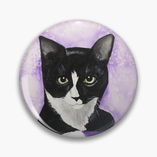 Item preview, Gracie - Tuxedo Cat  designed and sold by PaintedbyCarol.