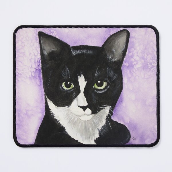 Item preview, Gracie - Tuxedo Cat  designed and sold by PaintedbyCarol.