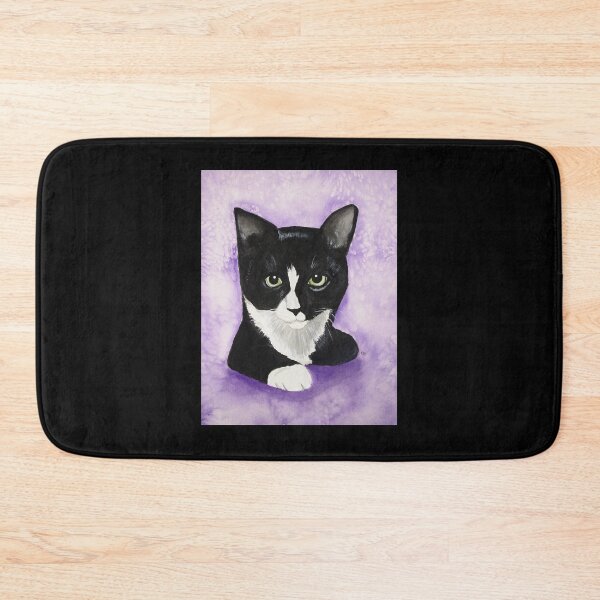 Item preview, Gracie - Tuxedo Cat  designed and sold by PaintedbyCarol.