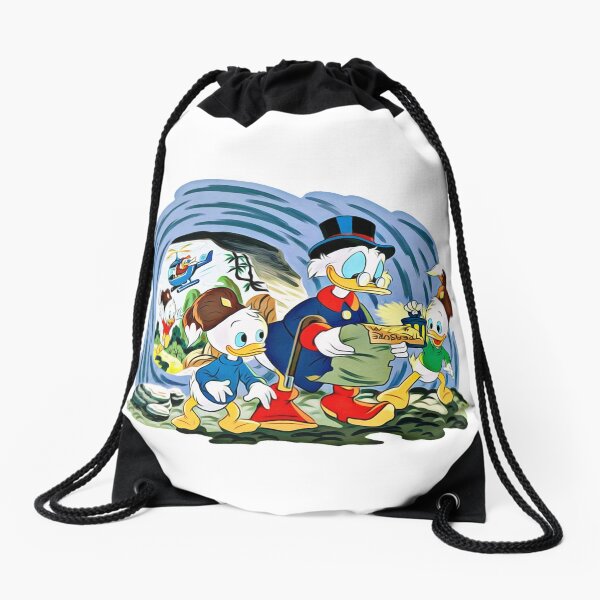 Ducktales, classic cartoon series Drawstring Bag