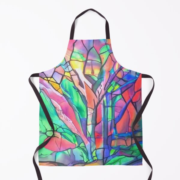 Item preview, Rainbow Stained Glass Prismatic Tree designed and sold by MothFluffStore.