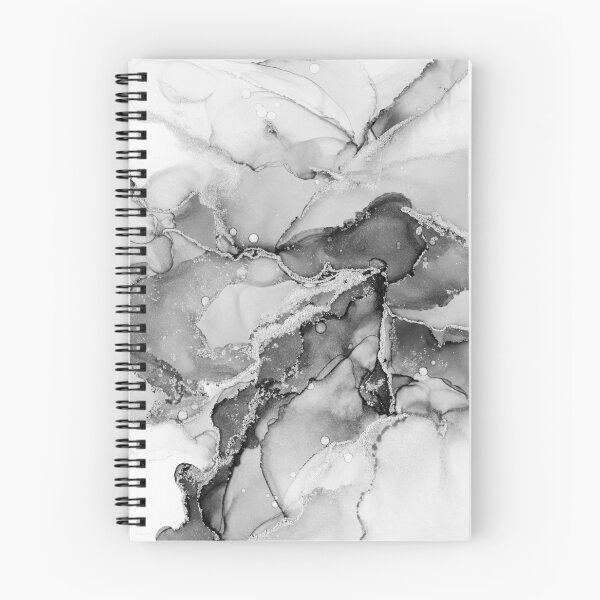 Item preview, Chrome Silver Abstract Ink designed and sold by Olga Shvartsur.