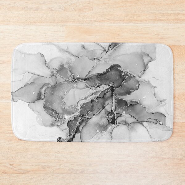 Item preview, Chrome Silver Abstract Ink designed and sold by Olga Shvartsur.