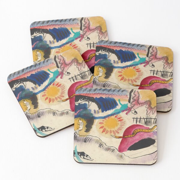 Item preview, Wassily Kandinsky Aquarell Nr. 3 Liebesgarten 1911 designed and sold by TeeARTHY.