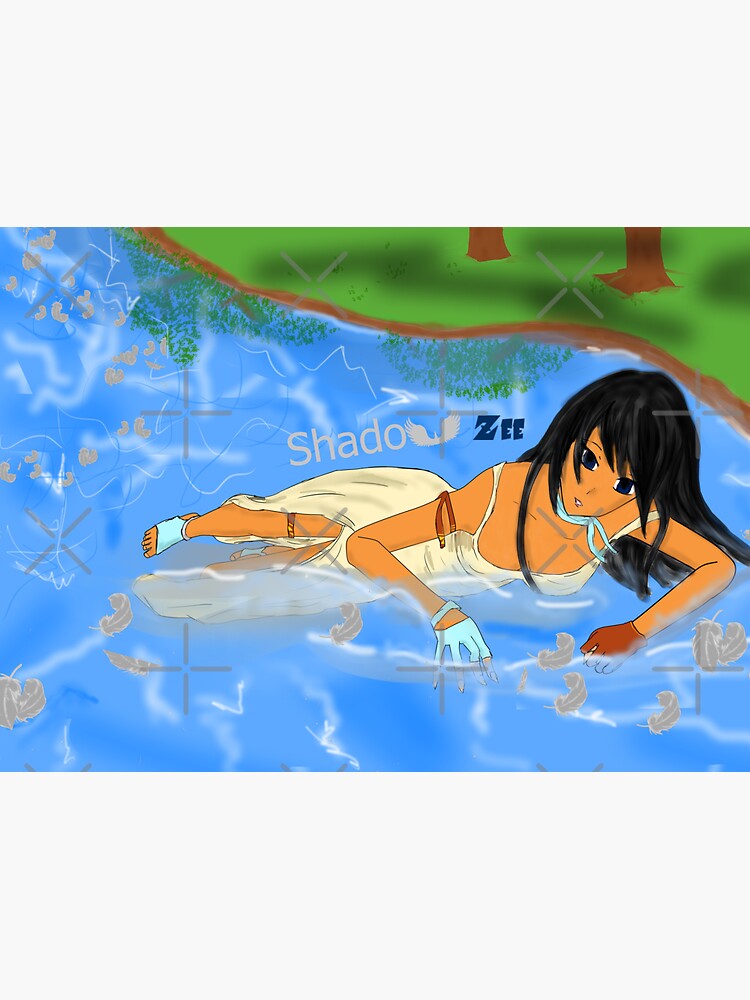 "Shadow lake" Sticker by Zeedom Redbubble