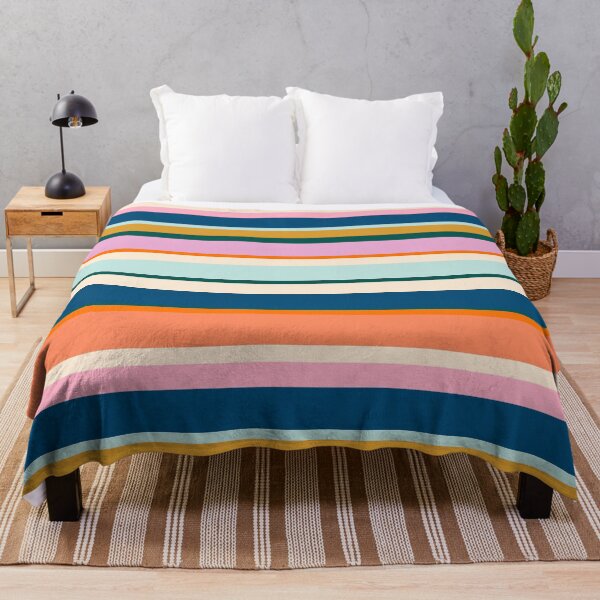 Item preview, Fresh Summer Colorful Striped Pattern designed and sold by trajeado14.