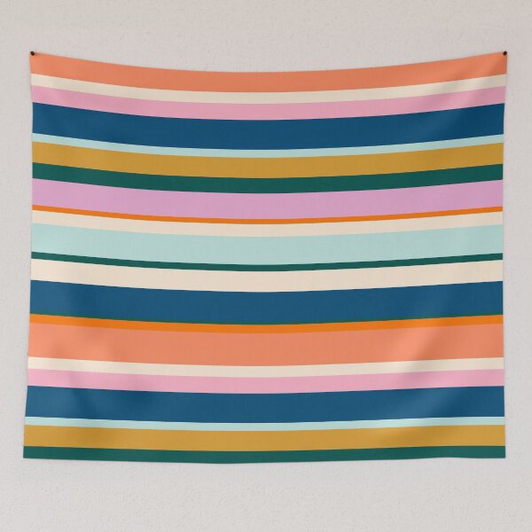 Item preview, Fresh Summer Colorful Striped Pattern designed and sold by trajeado14.