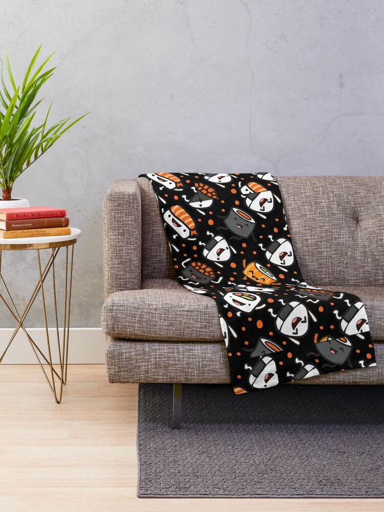 sushi pillow and blanket