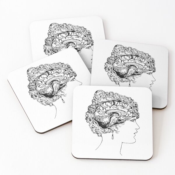 Item preview, Brain drawing designed and sold by LeoLabs.