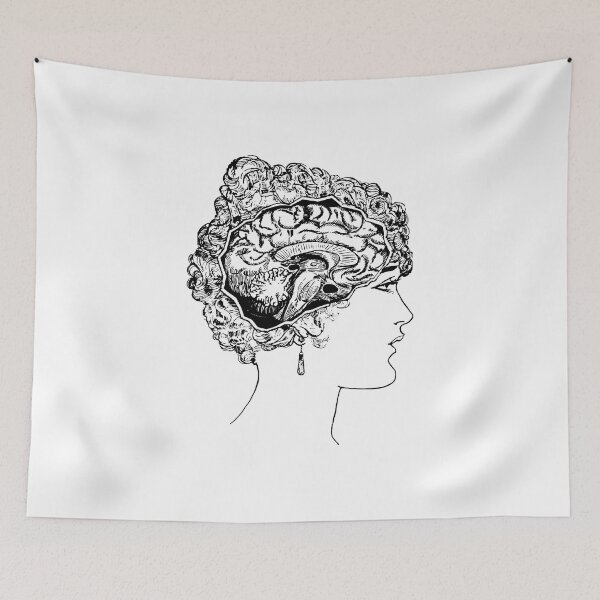 Item preview, Brain drawing designed and sold by LeoLabs.