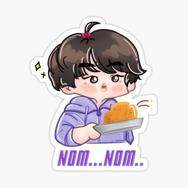 Jin (Nom...Nom....) Sticker