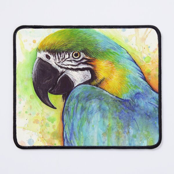 Item preview, Macaw Watercolor designed and sold by Olga Shvartsur.
