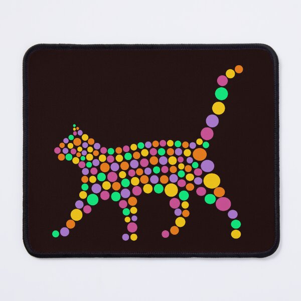 Item preview, Artistic Cute Colored Dot Cat designed and sold by articlave.