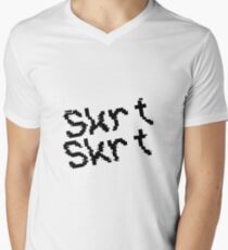 Skrt Skrt (Glitch God V1) Men's V-Neck T-Shirt