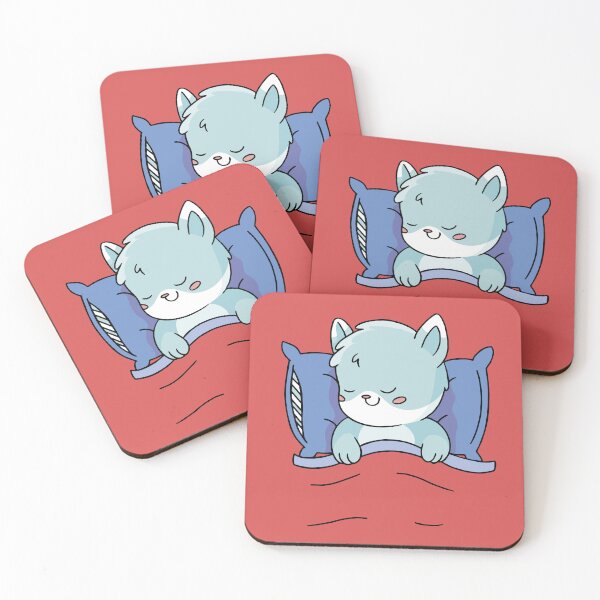 Item preview, Sleeping Kawaii Cat designed and sold by MyStyleStore4.