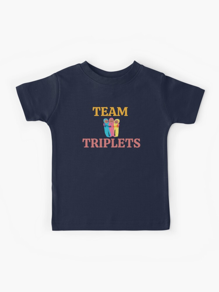 Funny shirts cheap for triplets