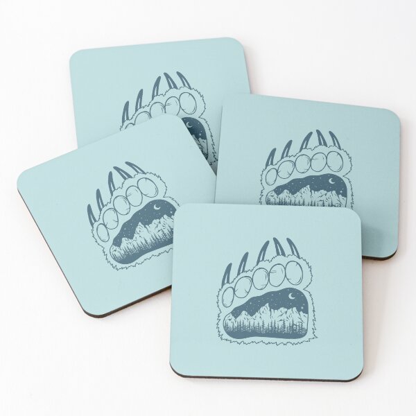 Item preview, Northern Bear Paw (Blue) designed and sold by Sarah Lumley.