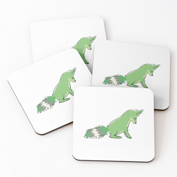 Item preview, gray aro fox | subtle pride flag designed and sold by sunfloras.