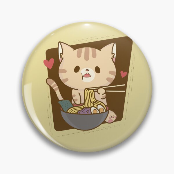Item preview, Kawaii Neko Ramen Cute Ramen Cat designed and sold by MyStyleStore4.